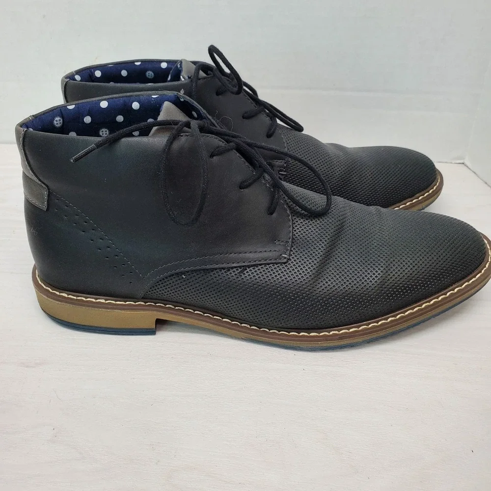 Steve Madden Sestin Chukka Boots 9.5 M Blue Comfort Casual Work School Fast Ship